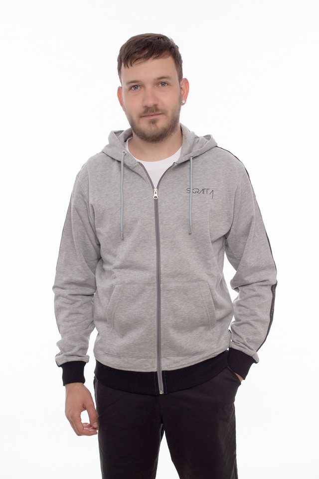 Skratta Hoodie Thor Skratta Stripe an Ärmeln von Skratta