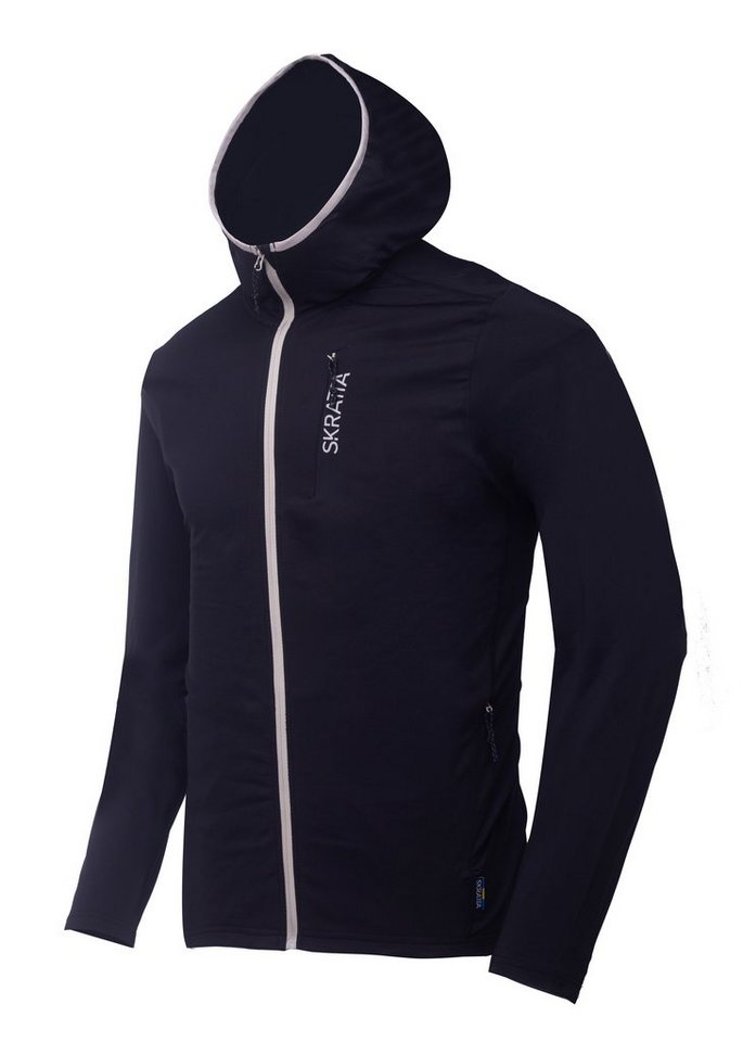 Skratta Outdoorjacke mit Kapuze Powerstretch Fleecejacke Herren Thyra von Skratta