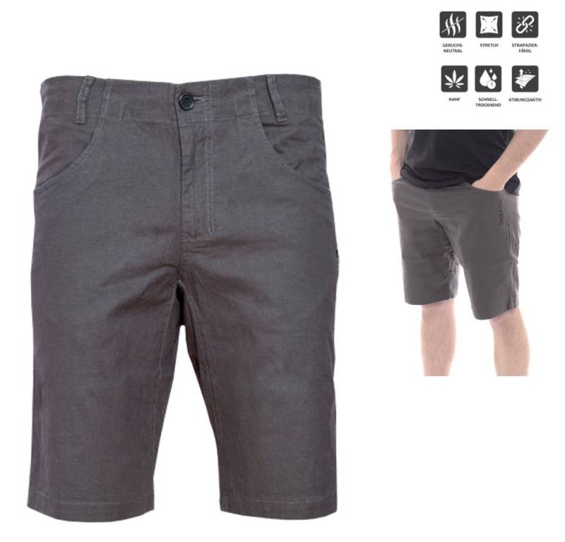 Skratta Softshellhose Skratta - Herren Brita Mix Hanf Shorts kurze Hosen Casual, antr von Skratta
