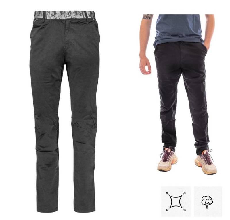 Skratta Trainingstights Skratta - KJELL2 Pant - lange Hose Stretch Klettern und Casual, blk von Skratta