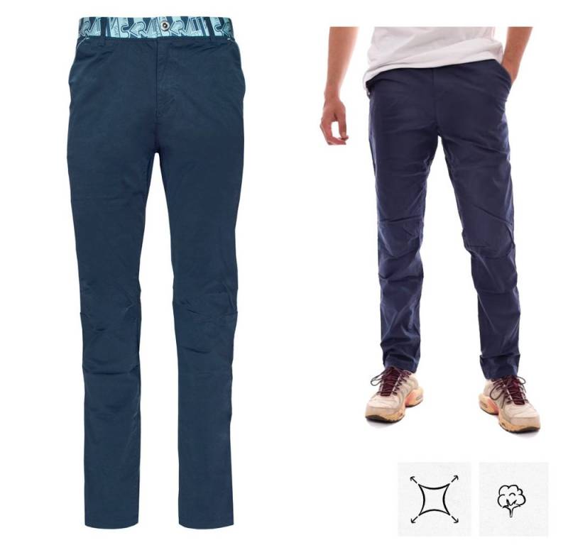 Skratta Trainingstights Skratta - KJELL2 Pant - lange Hose Stretch Klettern und Casual, navy von Skratta