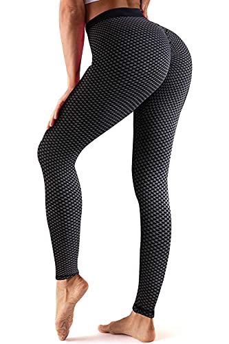 Skrsila Damen Leggings Slim Fit Hohe Taille Yogahose Lange Leggings mit Bauchkontrolle Push Up Gym Fitness Trainninghosen Yoga Leggins von Skrsila