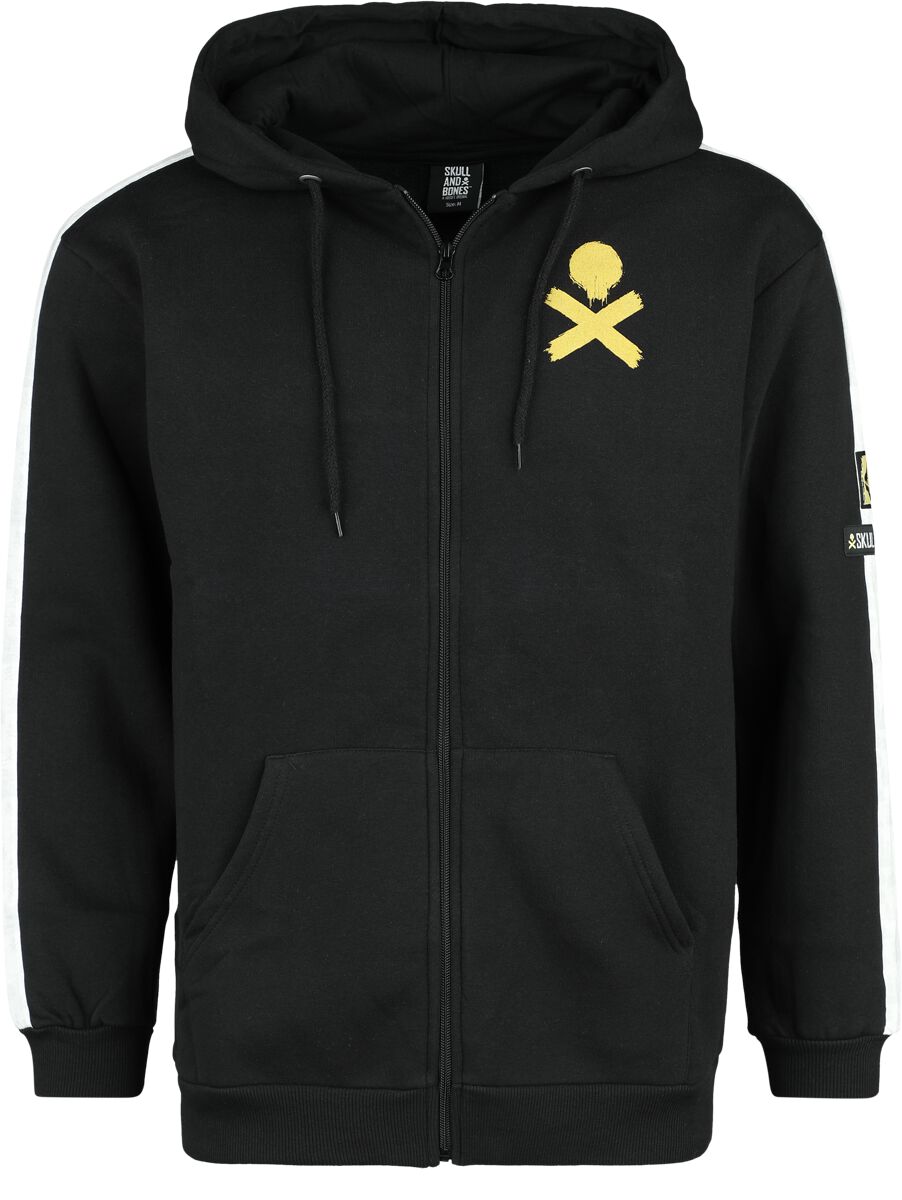 Skull & Bones - Gaming Kapuzenjacke - Cross - S bis XXL - für Männer - Größe L - schwarz von Skull & Bones