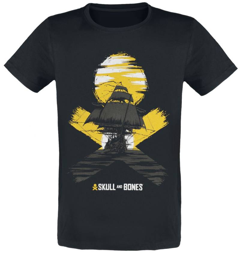 Skull & Bones - Gaming T-Shirt - Crossbones - S bis M - für Männer - Größe S - schwarz Skull & Bones - Gaming T-Shirt - Crossbones - S bis M - für Männer - Größe S - schwarz von Skull & Bones