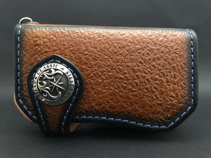Biker Wallet Old Silver Star Concho - Geldbeutel Alt Silber Stern Biker Wallet Old Silver Star Concho - Geldbeutel Alt Silber Stern von SkullEdition
