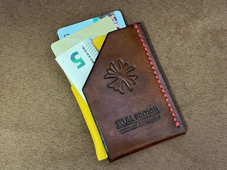 Mini Wallet - Card Case Handmade Minimalist Geldbeutel Kartenetui Handarbeit Mini Wallet - Card Case Handmade Minimalist Geldbeutel Kartenetui Handarbeit von SkullEdition