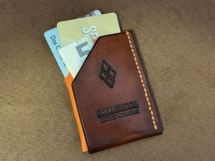 Mini Wallet - Card Case Handmade Minimalist Geldbeutel Kartenetui Handarbeit Mini Wallet - Card Case Handmade Minimalist Geldbeutel Kartenetui Handarbeit von SkullEdition