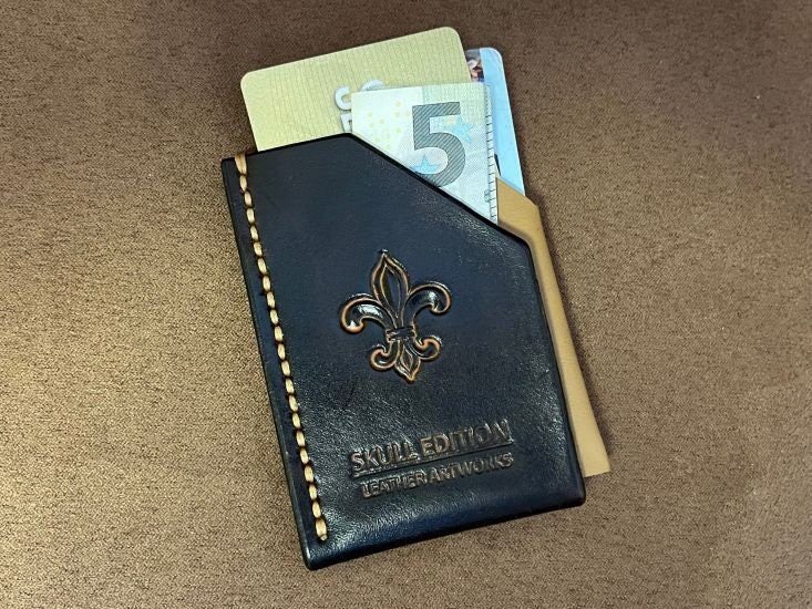 Mini Wallet - Card Case Handmade Minimalist Geldbeutel Kartenetui Handarbeit von SkullEdition
