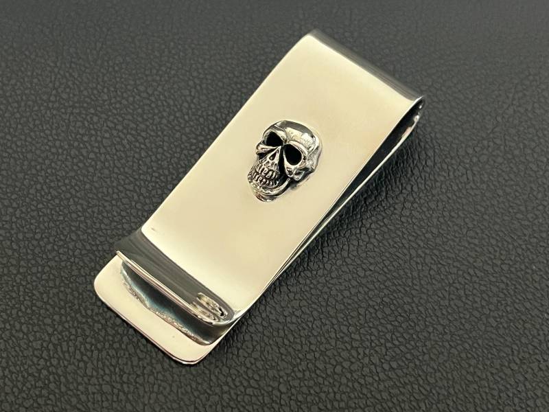 Skull 925 Silver Money Clip #2 von SkullEdition