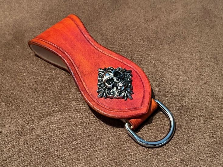 Wallet Loop - Belt Handmade Gürtelschlaufe Geldbeutelschlaufe Handarbeit von SkullEdition