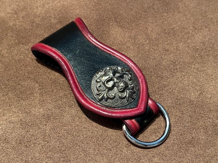 Wallet Loop - Belt Handmade Gürtelschlaufe Geldbeutelschlaufe Handarbeit von SkullEdition