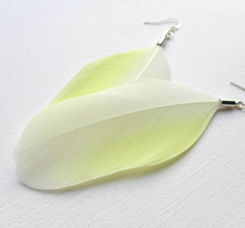 Feder Ohrringe, Kakadu Schwefel-Crested Federn, Handgefertigt in Uk, Schmuck Für Sie Feder Ohrringe, Kakadu Schwefel-Crested Federn, Handgefertigt in Uk, Schmuck Für Sie von Skullbag