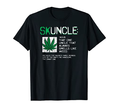 Herren Skuncle – Lustiger Favorite Uncle That Always Smells Like Weed T-Shirt Herren Skuncle – Lustiger Favorite Uncle That Always Smells Like Weed T-Shirt von Skuncle Uncle Gifts