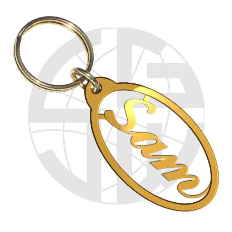 Personalisierte Messing Name Keychain - Handgemachter Benutzerdefinierter Schlüsselring von SkyGiftWorldwide