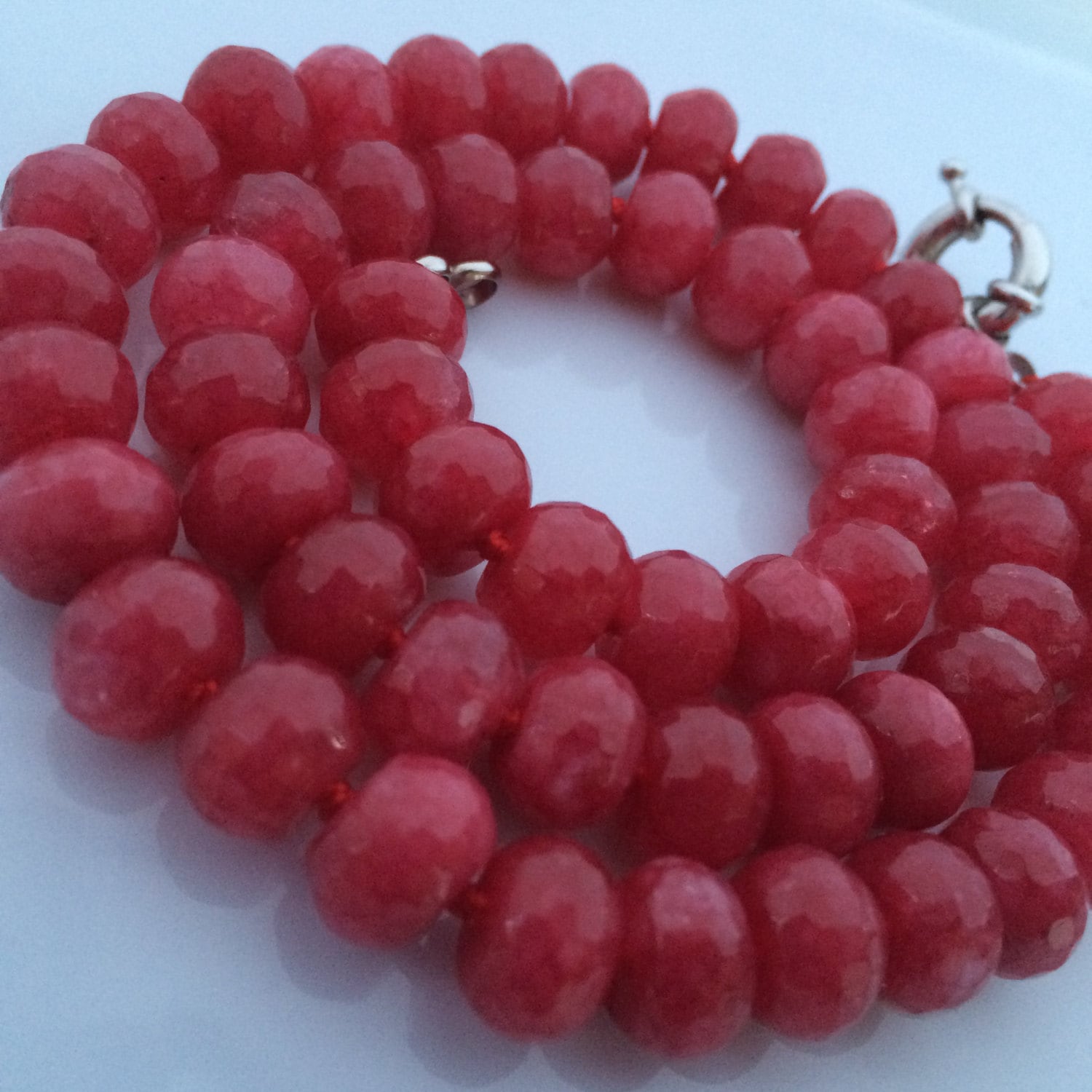 Red Ruby Edelstein Halskette Red Ruby Edelstein Halskette von SkyLightGlow