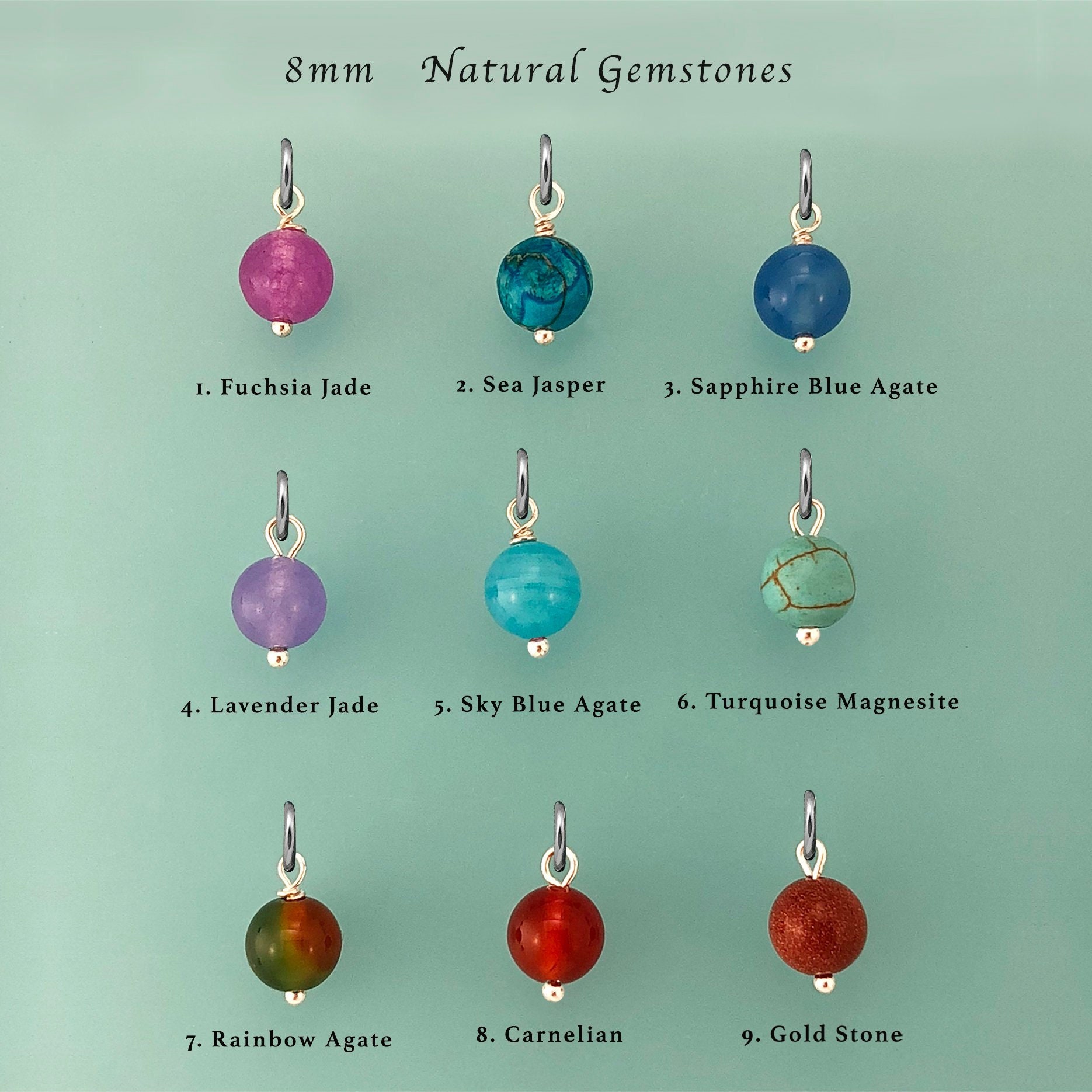 Natürlichen Edelstein-Charme von SkyRoyalStudios