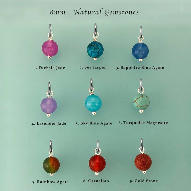 Natürliche Edelstein-Charme von SkyRoyalStudios