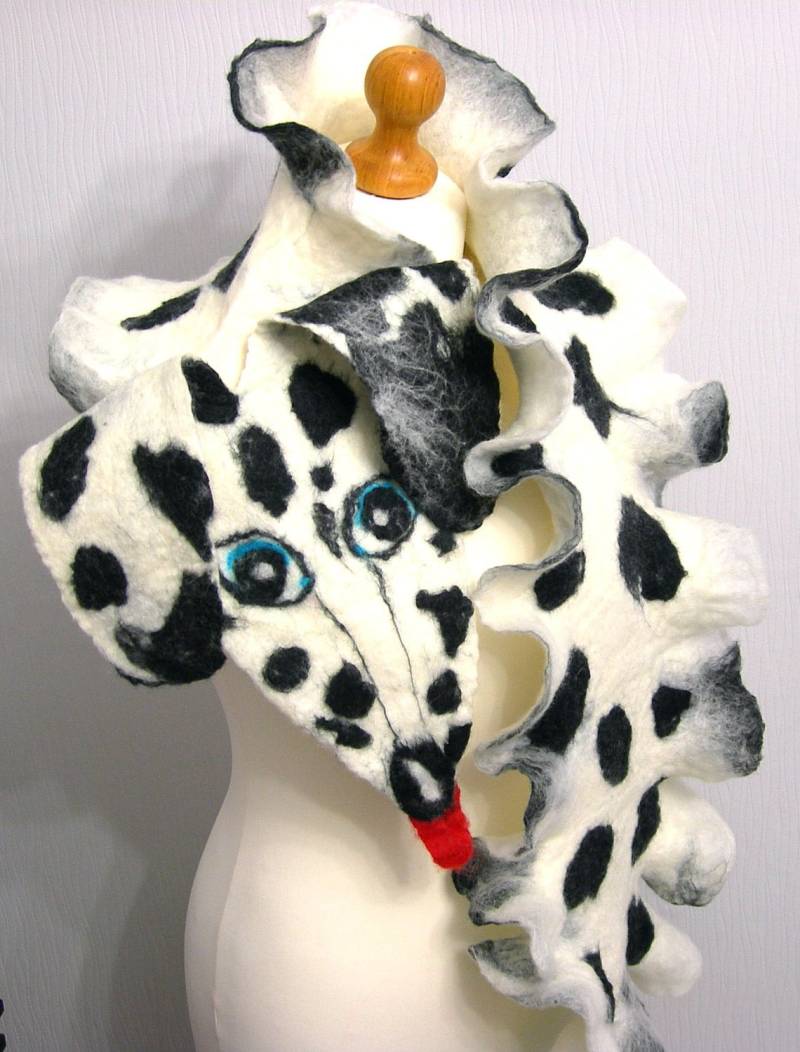 Gefilzter Weicher Kunstschal Wolle Merino von SkyWool