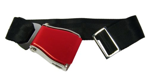 Skybelt Flugzeuggürtel in Rot/Schwarz Airline Belt von Skybelt
