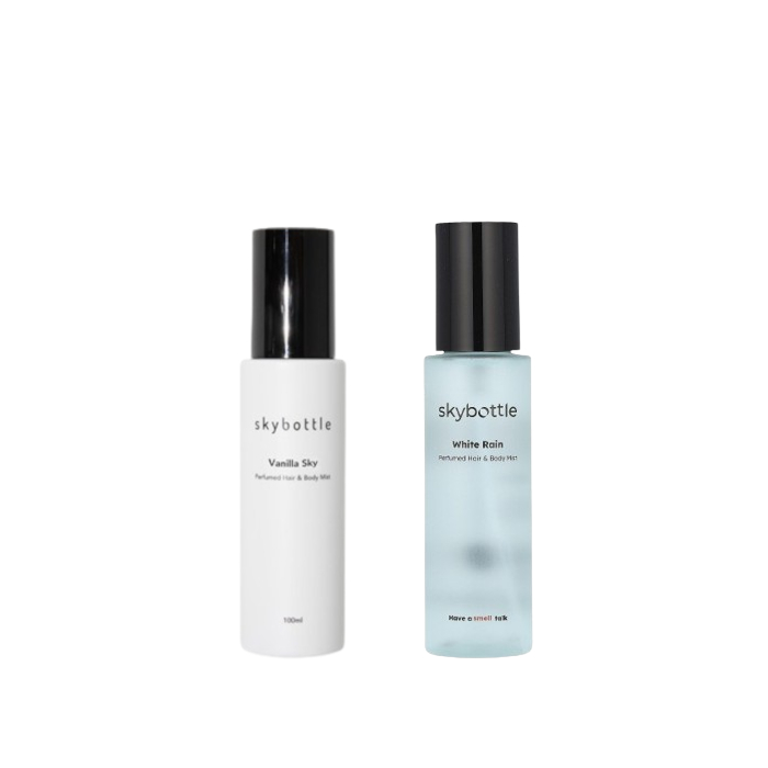 Skybottle - Perfumed Hair & Body Mist Vanilla Sky + White Rain Set von Skybottle
