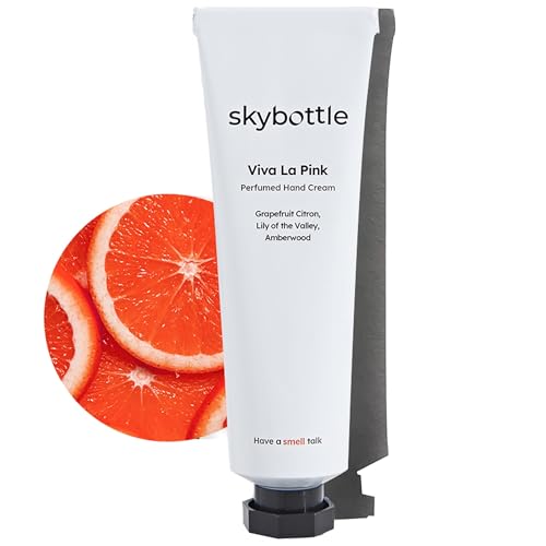 skybottle Handcreme, pflegt sehr trockene Hände, koreanische Handlotion, Handpflege für Frauen & Männer, parfümiert mit Grapefruit Zitrusduft fruchtiger Duft mit Sheabutter, Mädchen Valentinstag von Skybottle