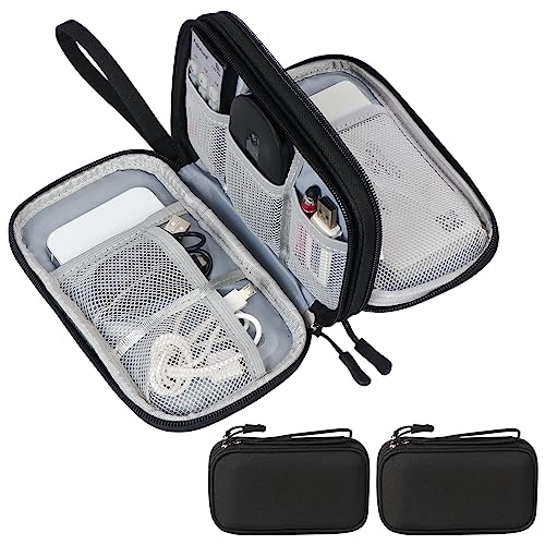 Skycase Elektronik-Zubehör-Organizer-Tasche, Reisekabel-Organizer, All-in-One-Aufbewahrungstasche, wasserdichte Zubehör-Tragetasche für USB-Datenkabel, Kopfhörerkabel, Powerbank, S, Taschen-Organizer von Skycase