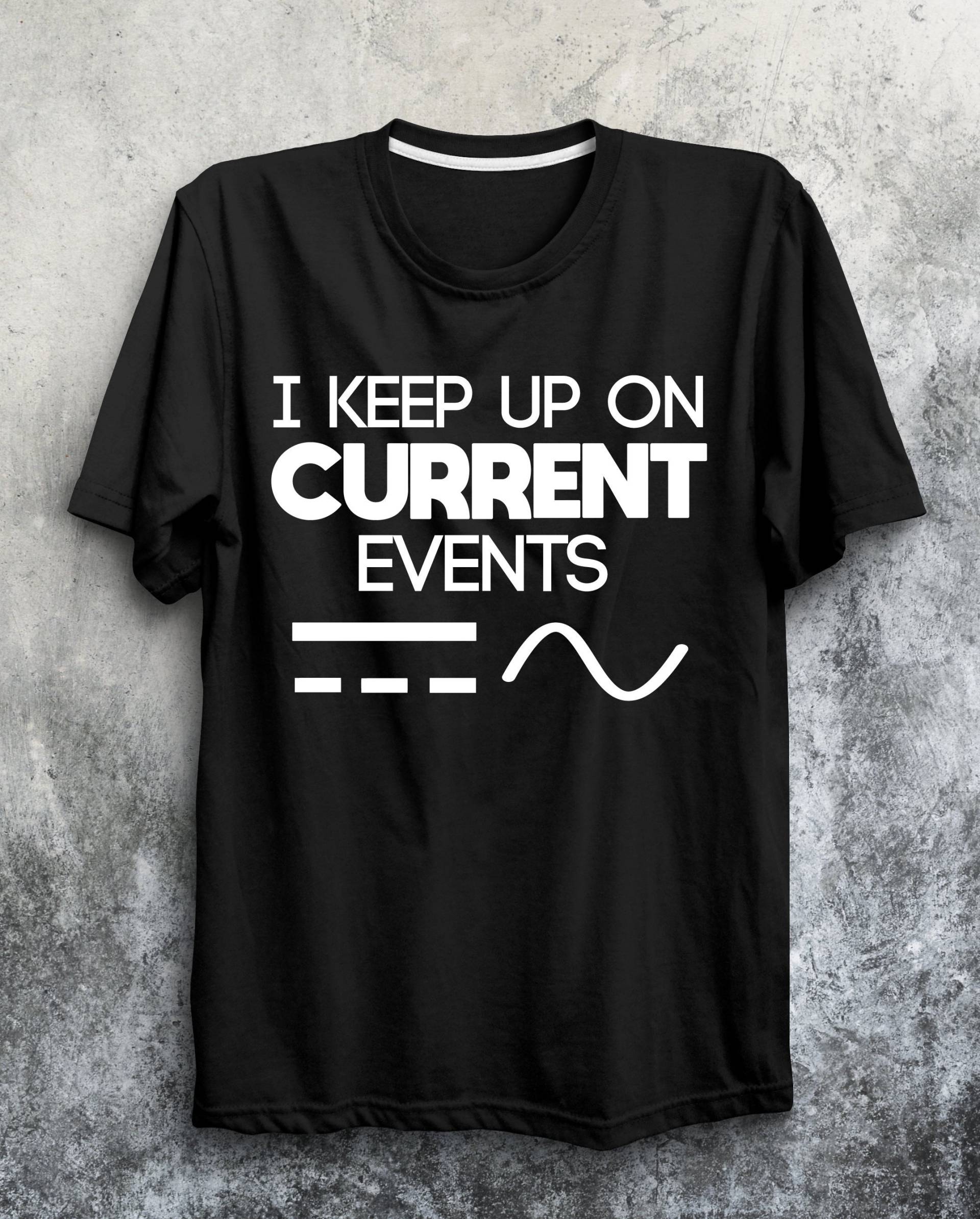 Lustige Elektriker Ich Halten Auf Aktuelle Ereignisse Kurzarm Unisex T-Shirt von SkylinesDesign