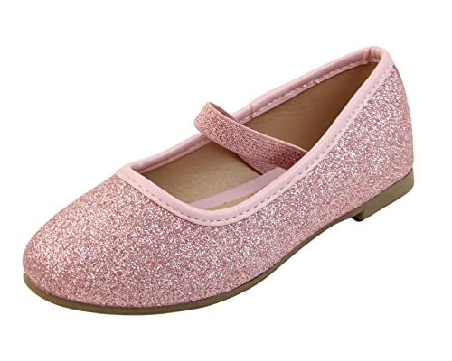 Skyrocket Mädchen Kinder Glitter Kitty Hochzeit Ballet Ballerina Schuhe Rosa Größe 24 von Skyrocket