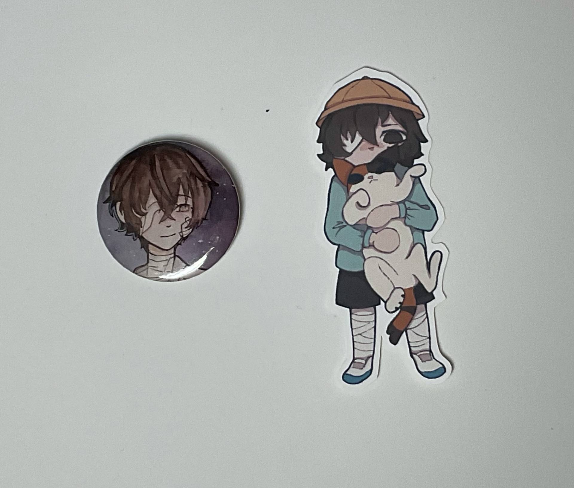 Dazai Sticker Und Pin Pack von SkysTheLimitStore