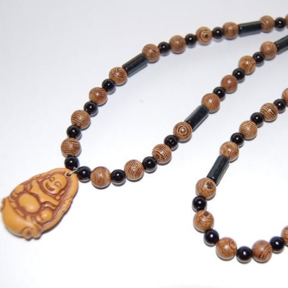 Buddha Halskette, Happy Buddha, Holz Herren Holzperlen, Spiritualität, Mala Gebet, Yoga Schutz, Meditation, Mann, Geschenk Buddha Halskette, Happy Buddha, Holz Herren Holzperlen, Spiritualität, Mala Gebet, Yoga Schutz, Meditation, Mann, Geschenk von SkywaterStudio
