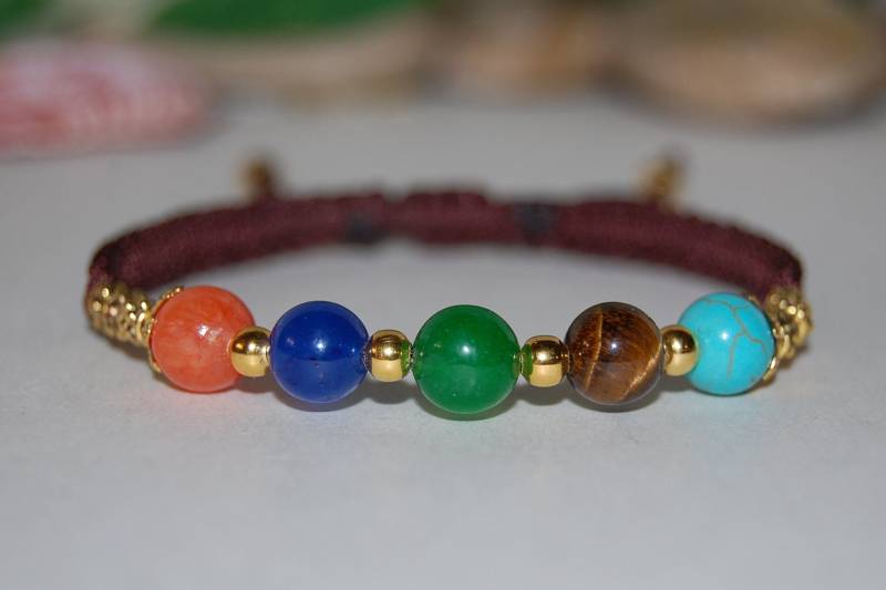 Erfolgs-Armband, Geld-Armband, Reichtum-Armband, Wohlstand-Armband, Geld-Manifestation Heilungs-Armband, Edelsteine, Business-Armband, Geschenk von SkywaterStudio