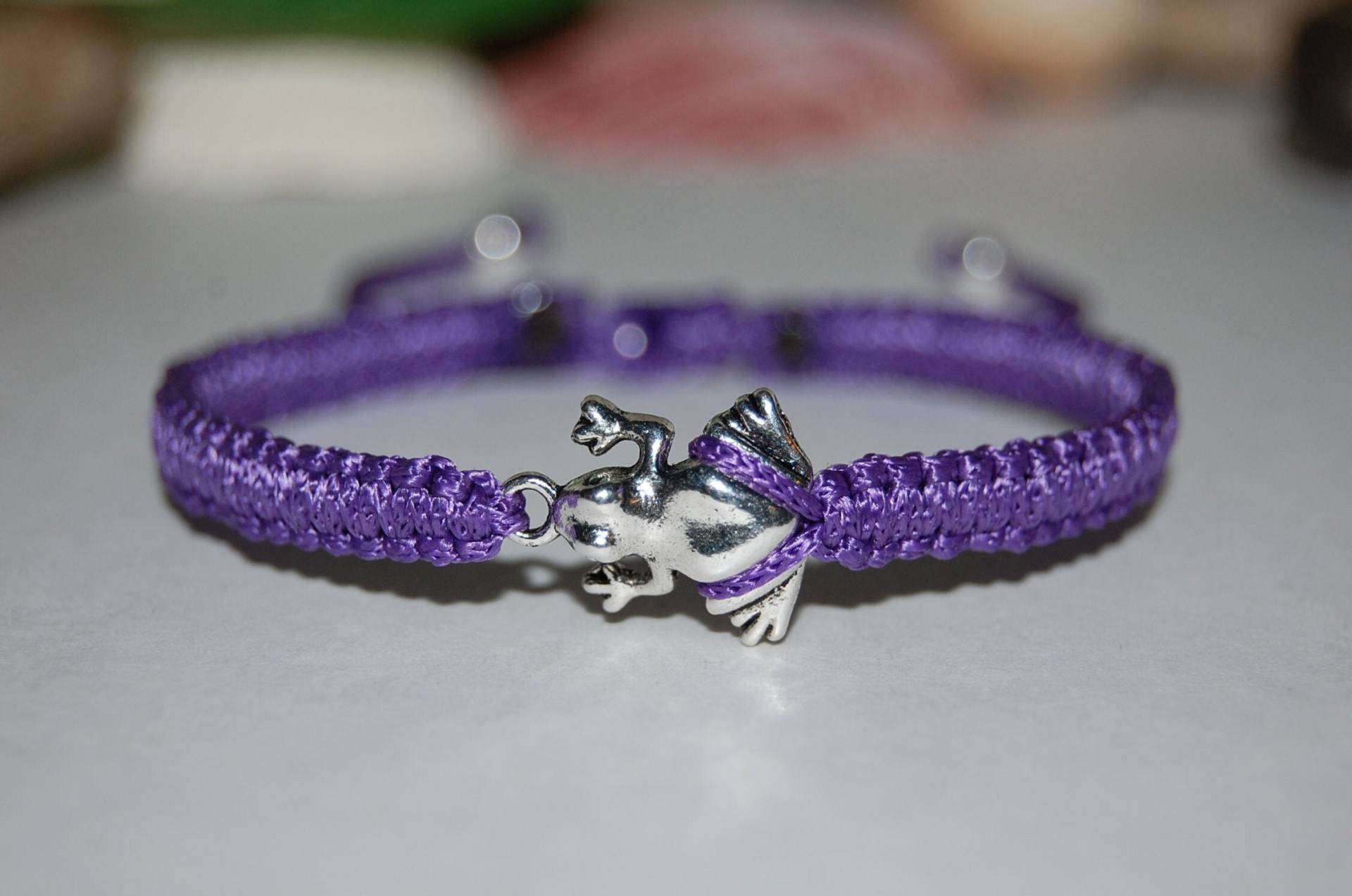 Frosch Armband, Verstellbares Hanf Armband, Frosch Geschenke, Armband Für Liebhaber, Männer, Frauen, Kinder, Teenager, Kordelzug Armband von SkywaterStudio