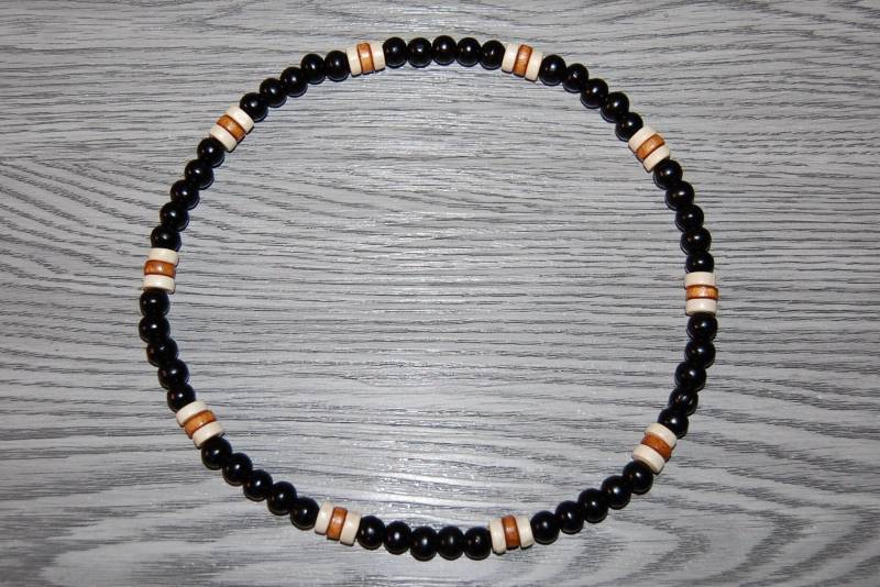 Herren Perlenkette, Holzperlen Surferkette, Männerkette, Holzperlenkette, Männerkette, Holzperlenkette, Männerkette, Holzkette, Geschenk Für Ihn von SkywaterStudio