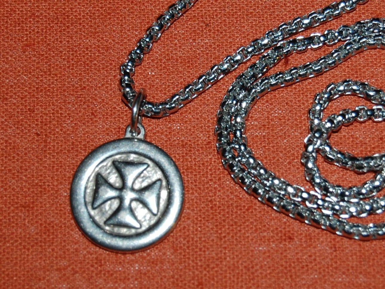 Kreuz Halskette, Medaille Kette Günstig, Schutz, Herren Christliche Religiöse Halskette Kreuz Halskette, Medaille Kette Günstig, Schutz, Herren Christliche Religiöse Halskette von SkywaterStudio