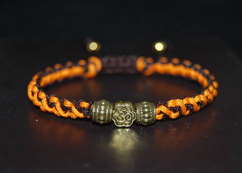 Om Armband, Ohm Schmuck, Aum Symbol Armband, Meditation, Freundschaft Armband, Hindu Zeichen Armband, Mandala Armband, Buddhist Armband, Zen Geschenk von SkywaterStudio