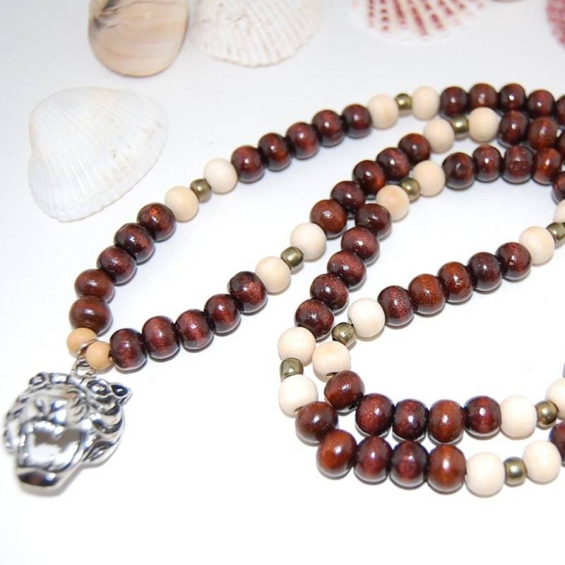 Tiger Halskette, Holz Halskette, Tiger Anhänger, Männer Halskette, Männer, Geschenk Tiger Halskette, Holz Halskette, Tiger Anhänger, Männer Halskette, Männer, Geschenk von SkywaterStudio