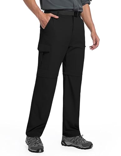Slättourdo Herren Outdoor Wanderhose Zip Off Wanderhose Abnehmbar Trekkinghose Outdoorhose Atmungsaktiv Arbeit Hosen Schnell Trockend Sommer Funktionshose, Schwarz M Slättourdo Herren Outdoor Wanderhose Zip Off Wanderhose Abnehmbar Trekkinghose Outdoorhose Atmungsaktiv Arbeit Hosen Schnell Trockend Sommer Funktionshose, Schwarz M von Slättourdo
