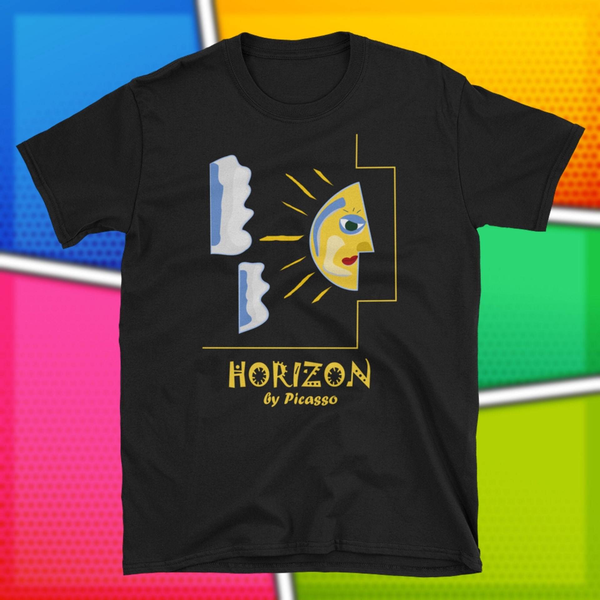Horizon Von Picasso. Kunst-Liebhaber Kurzarm Unisex T-Shirt von SlapCatDesigns