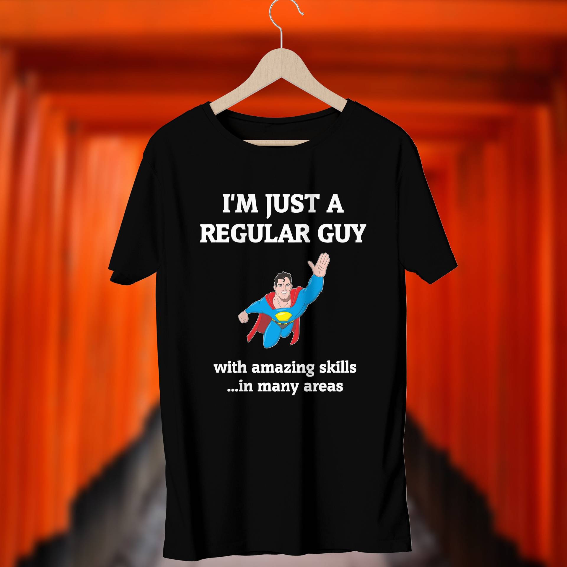 I " M Just A Regular Guy. Ideales Vatertagsgeschenk Oder Geburtstagsgeschenk. Kurz-Sleeve Unisex T-Shirt I " M Just A Regular Guy. Ideales Vatertagsgeschenk Oder Geburtstagsgeschenk. Kurz-Sleeve Unisex T-Shirt von SlapCatDesigns