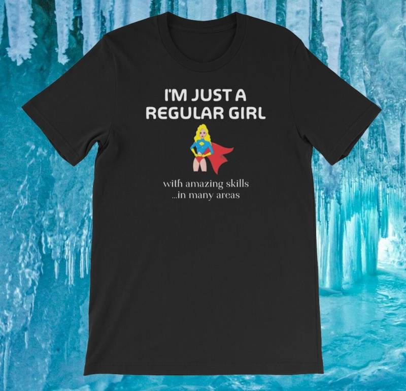 Ich Bin Nur Ein Normales Mädchen Kurzarm Unisex T-Shirt Ich Bin Nur Ein Normales Mädchen Kurzarm Unisex T-Shirt von SlapCatDesigns