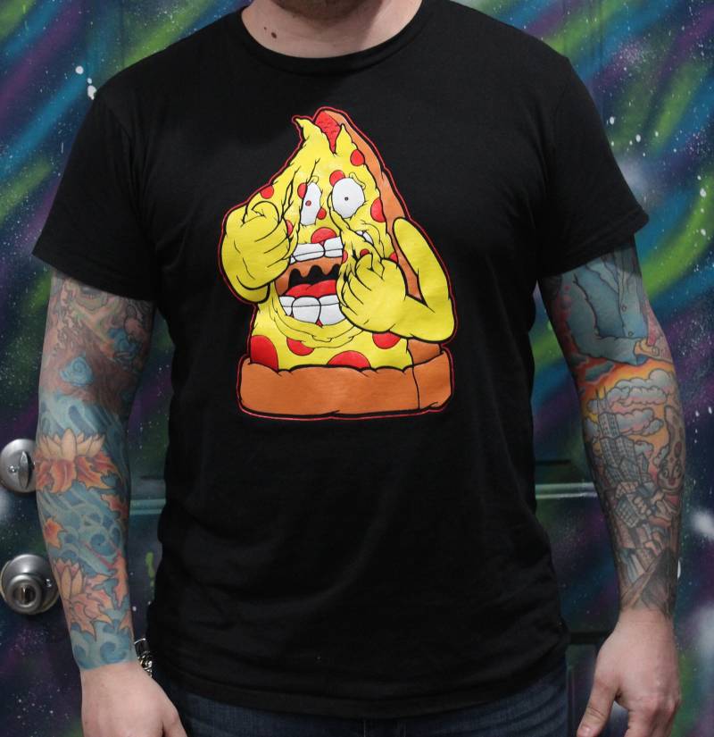 Pizza Gesicht Rip Shirt Pizza Gesicht Rip Shirt von SlapassCreations