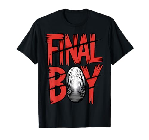 Final Boy Horrorfilm Survivor Scary T-Shirt von Slasher Vibes Apparel
