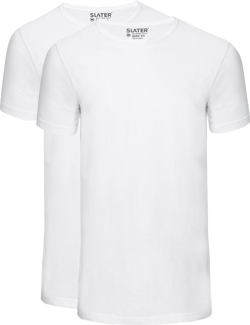 Slater 2er-Pack Basic Fit T-shirt Weiß - Größe XL Slater 2er-Pack Basic Fit T-shirt Weiß - Größe XL von Slater