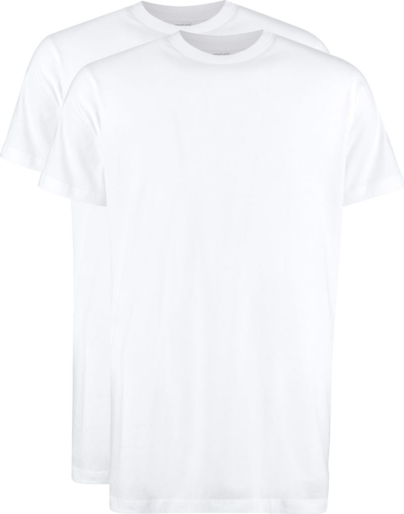 Slater 2er-Pack T-shirt Extra Lang Weiß - Größe 3XL von Slater