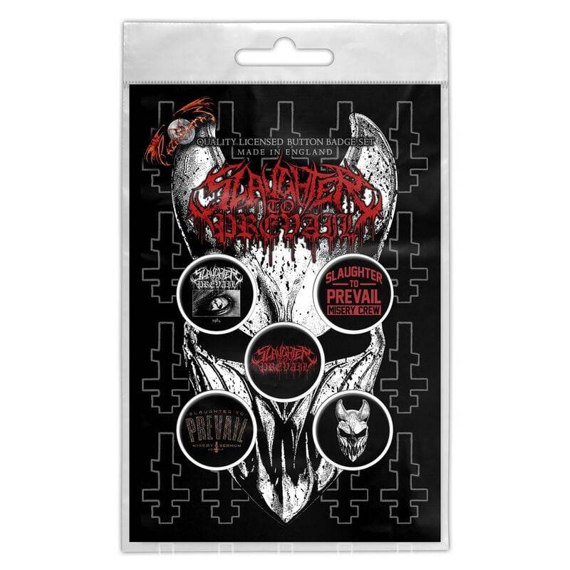 Slaughter To Prevail Button - multicolor  - Lizenziertes Merchandise! von Slaughter To Prevail