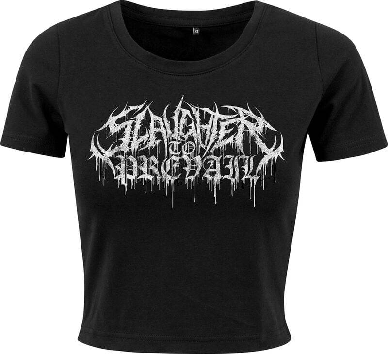 Slaughter To Prevail T-Shirt - White Logo - M bis XXL - für Damen - Größe L - schwarz  - Lizenziertes Merchandise! von Slaughter To Prevail
