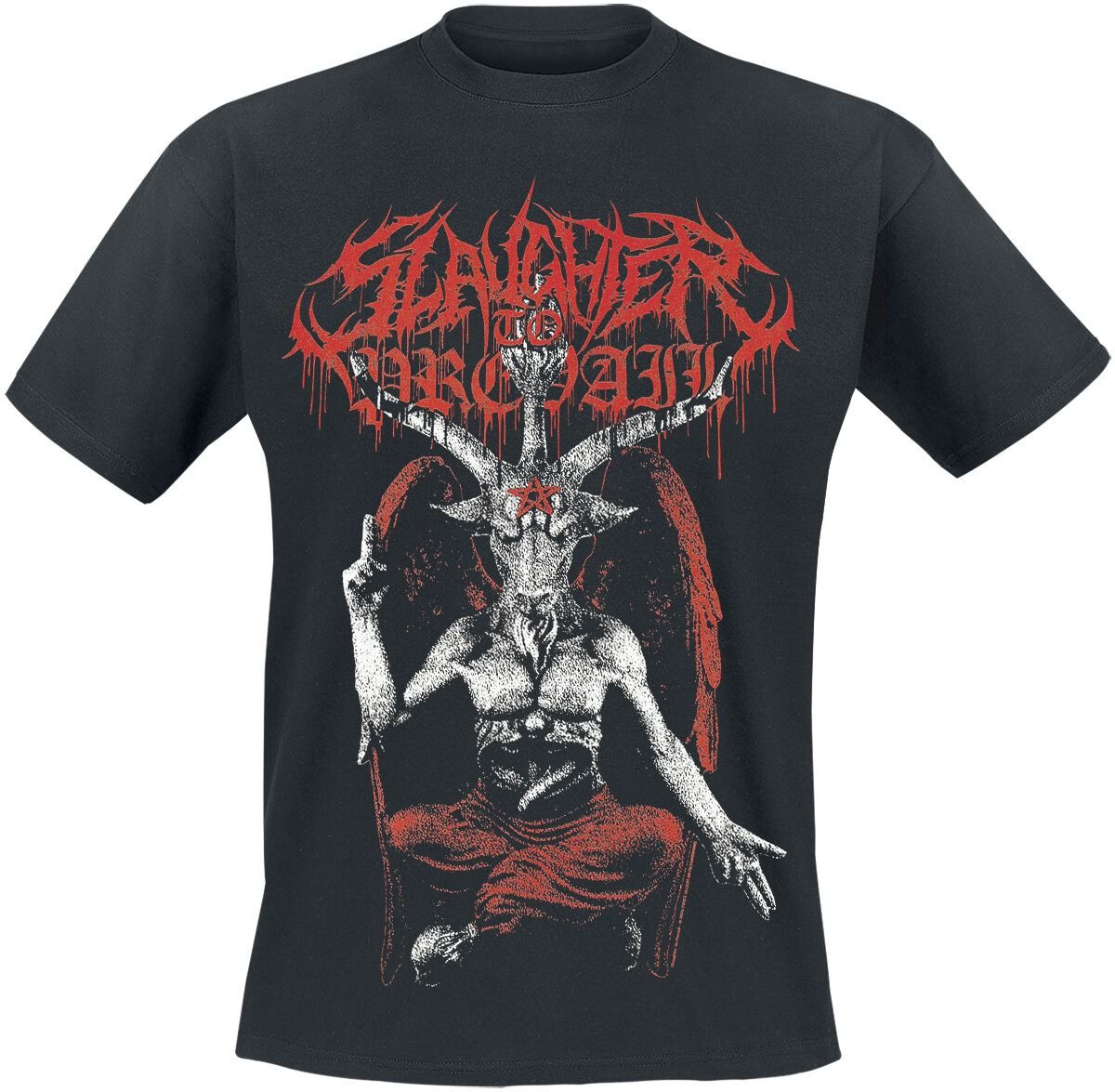 Slaughter To Prevail T-Shirt - Baphomet - S bis 4XL - für Männer - Größe XXL - schwarz - Lizenziertes Merchandise! Slaughter To Prevail T-Shirt - Baphomet - S bis 4XL - für Männer - Größe XXL - schwarz - Lizenziertes Merchandise! von Slaughter To Prevail