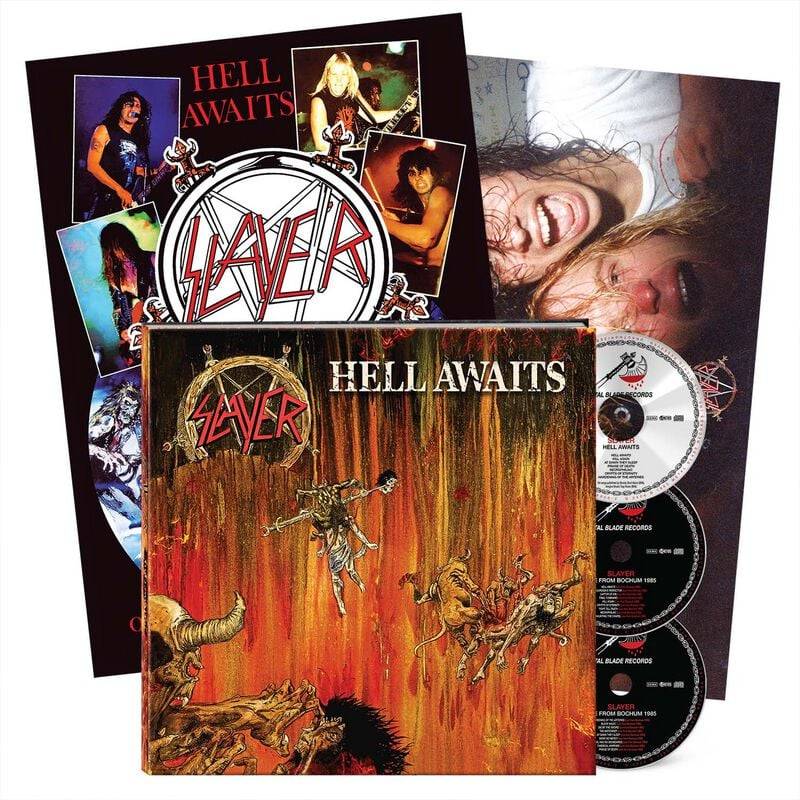 Hell Awaits (40th Anniversary) von Slayer - 3-CD (Earbook, Limited Edition) von Slayer