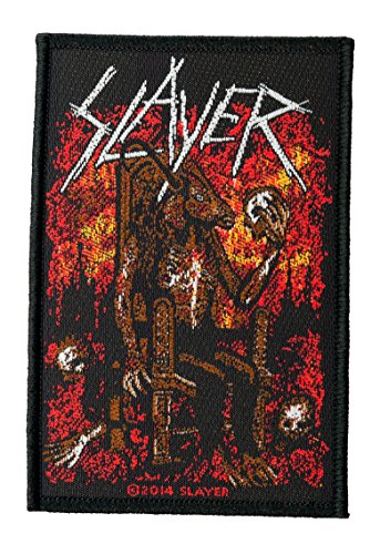 Slayer Aufnäher - Devil On Throne - Slayer Patch - Gewebt & Lizenziert !! von Slayer