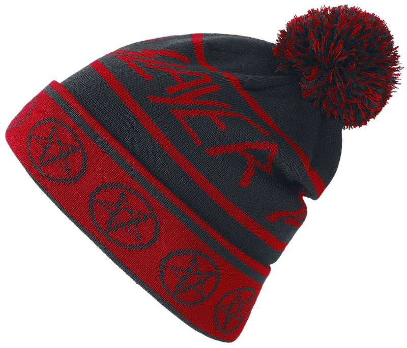 Slayer Beanie Mütze schwarz rot von Slayer